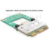 Adapter mini PCI-Express half-size - full-size