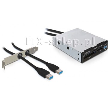 Multipanel 3,5" USB 3.0 Czytnik kart 65in1