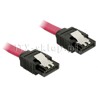 Kabel SATA 6 Gb/s prosty 10 cm zatrzask 82674