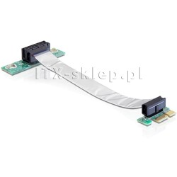 Elastyczny przedłużacz PCI-Express Riser x1 dla płyt mini-ITX taśma 13cm