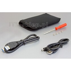 Obudowa zewnętrzna do dysku 2,5" Multiport USB 3.0 + eSATAp 9,5mm Delock 42488