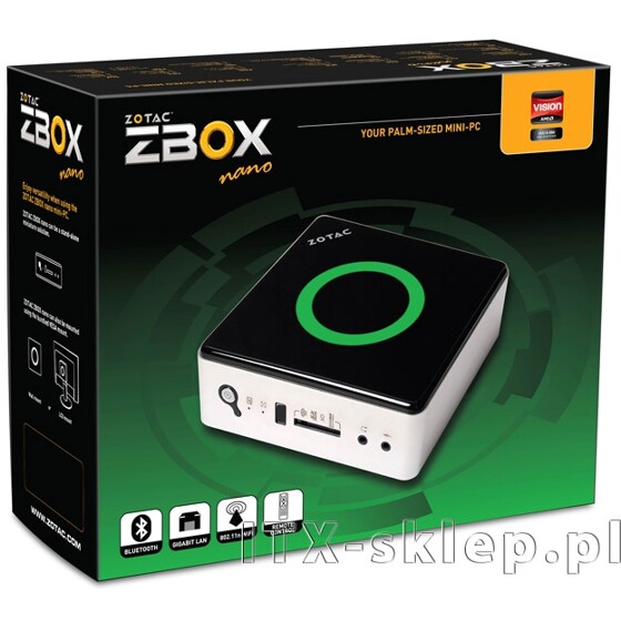 Zotac ZBox Nano AD10 AMD E-350 2x1.6Ghz Wireless pilot