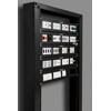 Moduł Easy45 krosownica 19″, wycięcie 4 x 90,5 x 45,2 mm 2U, czarna Delock 81378