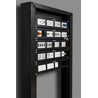 Moduł Easy45 krosownica 19″, wycięcie 4 x 90,5 x 45,2 mm 2U, czarna Delock 81378