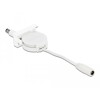Moduł Easy45 kabel zasilania zwijany DC 5,5 x 2,1 mm żeński / męski biały Delock 81377