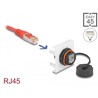 Moduł Easy45 sieciowy RJ45 Cat.6A, 45 x 45 mm Delock 81411
