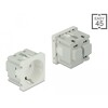 Moduł Easy45 uziemione gniazdo zasilania 45 x 45 mm Delock 81392