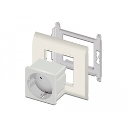 Moduł Easy45 uziemione gniazdo zasilania 45 x 45 mm Delock 81392