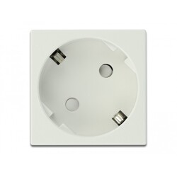 Moduł Easy45 uziemione gniazdo zasilania do podwójnego 45 x 45 mm Delock 81422