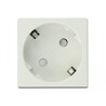 Moduł Easy45 uziemione gniazdo zasilania do podwójnego 45 x 45 mm Delock 81422