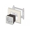 Moduł Easy45 uziemione gniazdo zasilania do podwójnego 45 x 45 mm Delock 81422