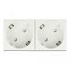 Moduł Easy45 uziemione gniazdo zasilania rozszerzalne do podwójnego, z ustawieniem 45° 45 x 45 mm Delock 81426