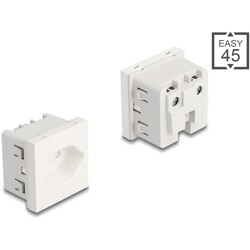 Moduł Easy45 uziemione gniazdo zasilania T13 Szwajcaria 45 x 45 mm Delock 81437