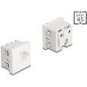 Moduł Easy45 uziemione gniazdo zasilania T13 Szwajcaria 45 x 45 mm Delock 81437