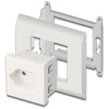 Moduł Easy45 uziemione gniazdo zasilania T13 Szwajcaria 45 x 45 mm Delock 81437