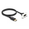 Moduł Easy45 DisplayPort 8K 30 Hz z krótkim kablem, 22,5 x 45 mm Delock 81387