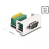 Moduł Easy45 D-Sub 9 pin, męski do bloku zacisków 9 pin, 22,5 x 45 mm Delock 81408