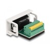 Moduł Easy45 D-Sub 9 pin, męski do bloku zacisków 9 pin, 22,5 x 45 mm Delock 81408