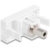 Moduł Easy45 Stereo jack żeński 3,5 mm 3-pinowy do Stereo jack żeński 3,5 mm 3-pinowy biały Delock 90848