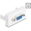 Moduł Easy45 Sub-D 9 żeński na żeński 22,5 x 45 mm Delock 81556