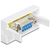 Moduł Easy45 Sub-D 9 żeński na żeński 22,5 x 45 mm Delock 81556