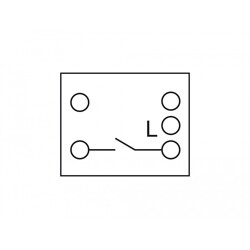 Przełącznik Easy45 1-klawiszowy podtynkowy 1-obwód 1-stan 45 x 45 mm biały Delock 81359