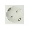 Easy45 uziemione gniazdo zasilania rozszerzalne, z ustawieniem 45° 45 x 45 mm 10 sztuk Delock 81324