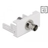 Moduł BNC Easy45 port żeński 22,5 x 45 mm Delock 81336