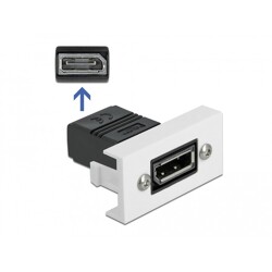 Moduł DisplayPort Easy45 prosty 22,5 x 45 mm Delock 81305