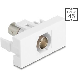 Moduł Easy45 BNC gniazdo do BNC gniazdo białe Delock 90855