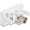 Moduł Easy45 BNC gniazdo do BNC gniazdo białe Delock 90855