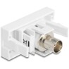 Moduł Easy45 BNC gniazdo do BNC gniazdo białe Delock 90855
