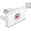 Moduł Easy45 Cinch gniazdo do Cinch gniazdo czerwone / białe Delock 90857