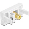 Moduł Easy45 Cinch gniazdo do Cinch gniazdo pozłacane żółte / białe Delock 90859