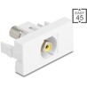 Moduł Easy45 Cinch gniazdo do Cinch gniazdo żółte / białe Delock 90856