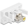 Moduł Easy45 Cinch gniazdo do Cinch gniazdo żółte / białe Delock 90856