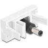 Moduł Easy45 DC 5,5 x 2,1 mm gniazdo do DC 5,5 x 2,1 mm wtyk białe Delock 90862