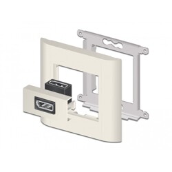 Moduł Easy45 DisplayPort Moduł, pod kątem 90°, 22,5 x 45 mm Delock 81306