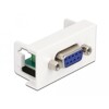 Moduł Easy45 D-Sub 9 pin, żeński do bloku zacisków 6 pin, 22,5 x 45 mm Delock 81348