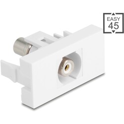 Moduł Easy45 gniazdo do Cinch gniazdo białe Delock 90858