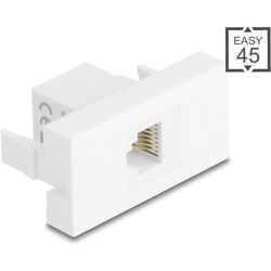 Moduł Easy45 gniazdo RJ12 do gniazdo RJ12 UTP białe Delock 90898