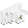 Moduł Easy45 gniazdo RJ12 do gniazdo RJ12 UTP białe Delock 90898