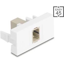 Moduł Easy45 gniazdo SC Simplex do gniazdo SC Simplex beżowe / białe Delock 90900