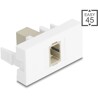 Moduł Easy45 gniazdo SC Simplex do gniazdo SC Simplex beżowe / białe Delock 90900