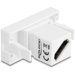 Moduł Easy45 HDMI gniazdo do gniazdo diagonalne 8K 60 Hz białe Delock 90874