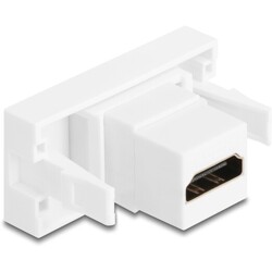 Moduł Easy45 HDMI gniazdo do HDMI gniazdo 4K 60Hz białe Delock 90850