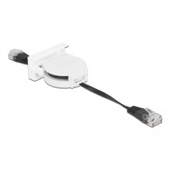 Moduł Easy45 kabel sieciowy na szpuli RJ45 Cat.5e czarny Delock 81361