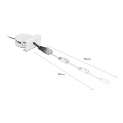 Moduł Easy45 kabel sieciowy na szpuli RJ45 Cat.5e czarny Delock 81361