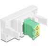 Moduł Easy45 LC Duplex gniazdo do LC Duplex gniazdo z osłoną lasera wewnętrzna zielona / biała Delock 90875
