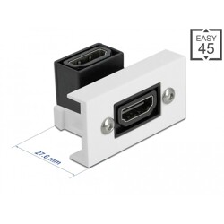 Moduł Easy45 pod kątem 90°, 22,5 x 45 mm Delock 81304